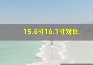 15.6寸16.1寸对比