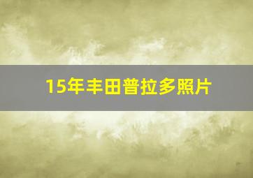 15年丰田普拉多照片