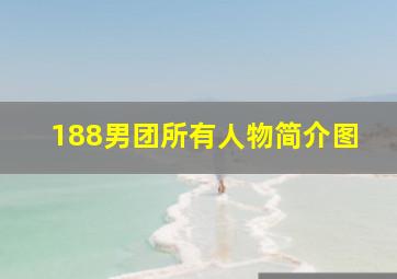 188男团所有人物简介图