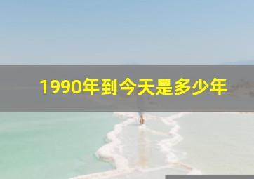 1990年到今天是多少年