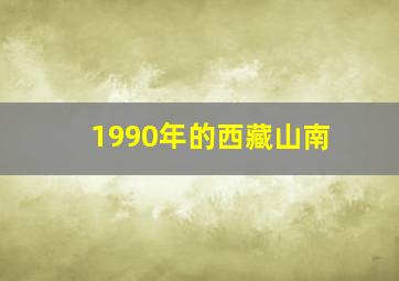 1990年的西藏山南