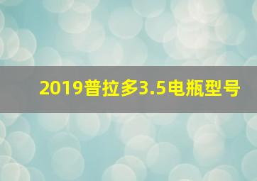 2019普拉多3.5电瓶型号