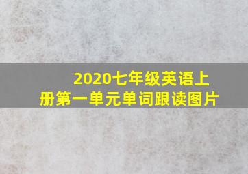 2020七年级英语上册第一单元单词跟读图片