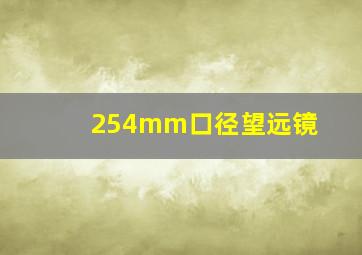 254mm口径望远镜