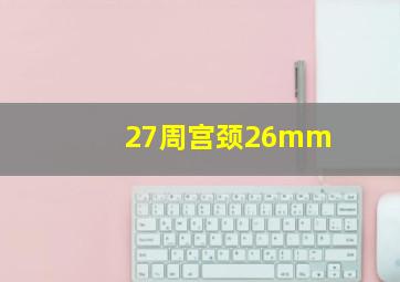 27周宫颈26mm