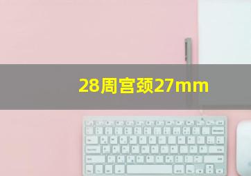 28周宫颈27mm