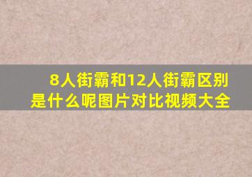 8人街霸和12人街霸区别是什么呢图片对比视频大全