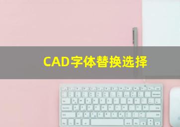 CAD字体替换选择