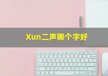 Xun二声哪个字好