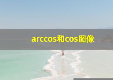 arccos和cos图像