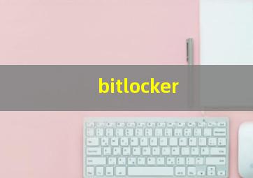 bitlocker