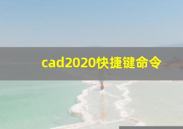 cad2020快捷键命令