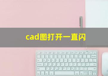 cad图打开一直闪