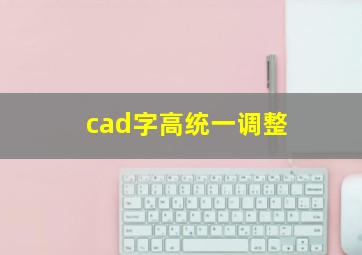 cad字高统一调整