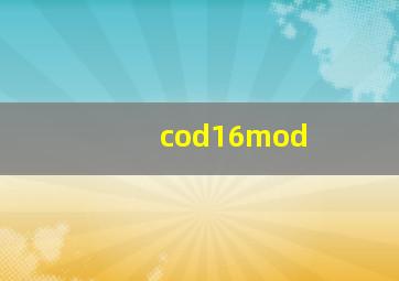 cod16mod