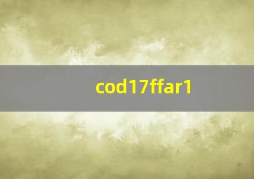 cod17ffar1