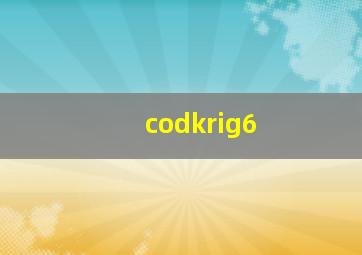 codkrig6