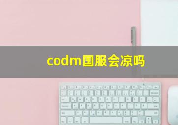 codm国服会凉吗