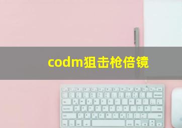 codm狙击枪倍镜