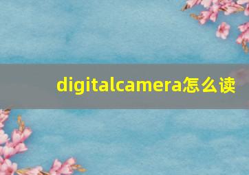 digitalcamera怎么读