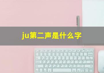 ju第二声是什么字