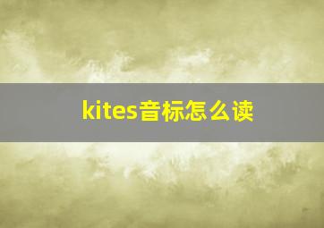 kites音标怎么读