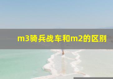 m3骑兵战车和m2的区别