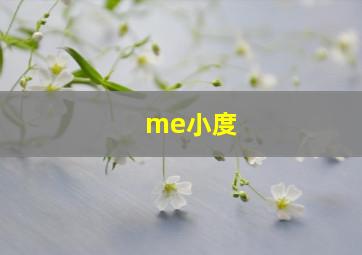 me小度