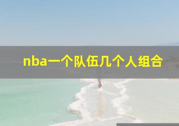 nba一个队伍几个人组合