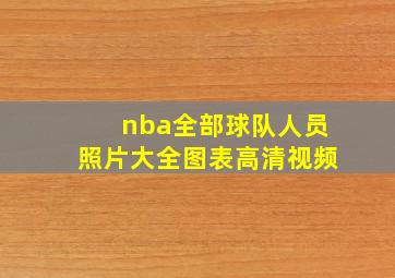 nba全部球队人员照片大全图表高清视频