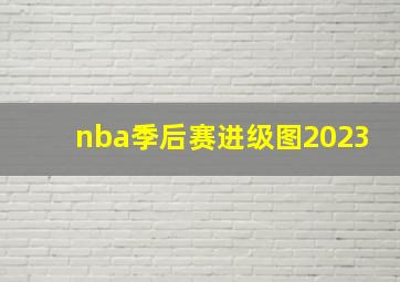 nba季后赛进级图2023