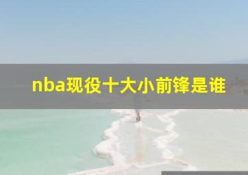 nba现役十大小前锋是谁