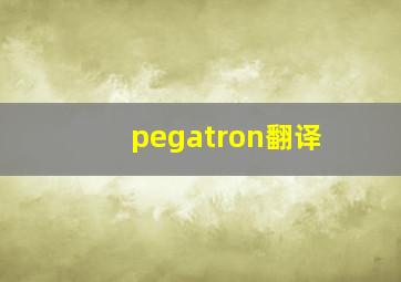 pegatron翻译