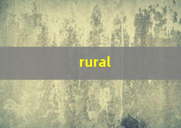 rural