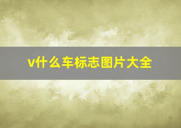 v什么车标志图片大全