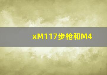 xM117步枪和M4