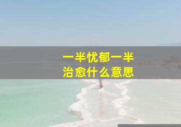 一半忧郁一半治愈什么意思