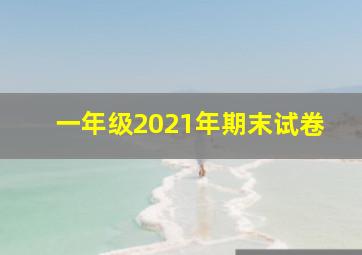 一年级2021年期末试卷