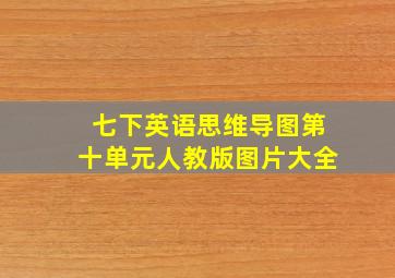 七下英语思维导图第十单元人教版图片大全