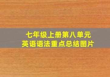 七年级上册第八单元英语语法重点总结图片