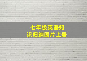 七年级英语知识归纳图片上册