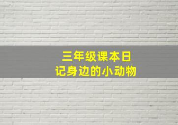 三年级课本日记身边的小动物