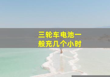 三轮车电池一般充几个小时