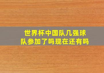 世界杯中国队几强球队参加了吗现在还有吗