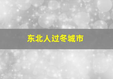 东北人过冬城市