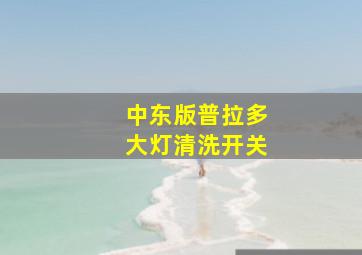 中东版普拉多大灯清洗开关