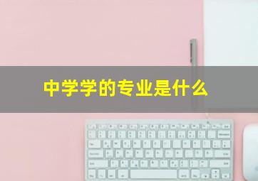 中学学的专业是什么