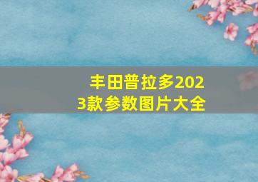 丰田普拉多2023款参数图片大全