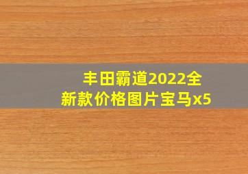 丰田霸道2022全新款价格图片宝马x5