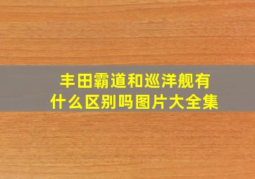 丰田霸道和巡洋舰有什么区别吗图片大全集